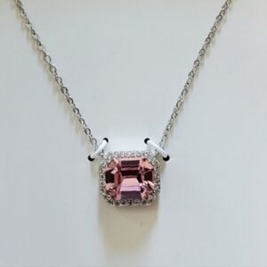Pink crystal pendant